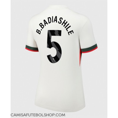 Camisa de time de futebol Chelsea Benoit Badiashile #5 Replicas 2º Equipamento Feminina 2025-26 Manga Curta Camisa de time de futebol Chelsea Benoit Badiashile #5 Replicas 2º Equipamento Feminina 2025-26 Manga Curta